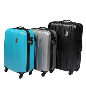 hard shell popular PC polycarbonate travel trolley safari bags with GSP Indonesia factory