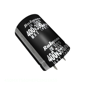 ตัวเก็บประจุแบบสแนป th 560 uF รูผ่านรู450MXT560MEFCSN25X55สารส้ม560 uF 20% 450V - Product Image 1
