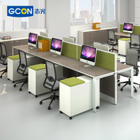 Table de bureau, bureau de poste de travail pour les salles de Center d'appels meubles de poste de travail modernes