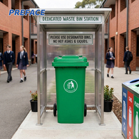 Solusi Pengelolaan Sampah Preface: Tempat Sampah HDPE Plastik Beroda dengan Roda dan Tutup untuk Penggunaan Sanitasi Industri, Pabrik, dan Kota