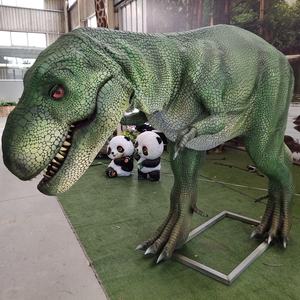Vente flash Jeux de parc d'attractions Équipement interactif Costume de <span class=keywords><strong>dinosaure</strong></span> réaliste pour adulte raptor Marche réaliste Animatronique - Product Image 5
