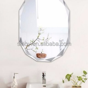 Hot Sale Silver Beveled <b>Mirror</b> 4mm Diamond Cut Edge Oval Glass Versatile <b>Mirrors</b> - Product Image 3