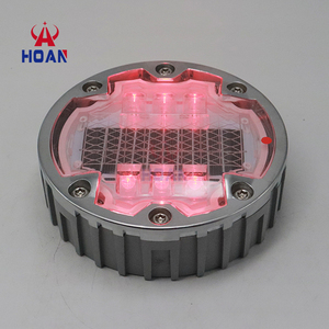 Nhôm nhấp nháy phản xạ LED ánh sáng 10 LED ánh sáng năng lượng mặt trời đường Stud nhà sản xuất năng lượng mặt trời đường Stud - Product Image 4