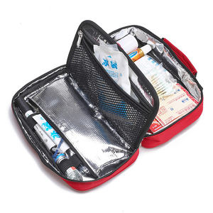 Draagbare Gekoelde Geïsoleerde EHBO-Doos Medicijnzak Kleine Noodpakket Voor Onderweg Insuline Koeltas - Product Image 2