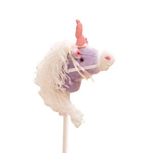 Cheval en peluche en bois très populaire pour enfants, jouet doux et ludique - Product Image 2