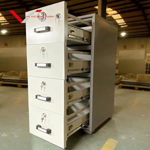 Archivador de Metal resistente al fuego de 1/2 horas moderno 2/cajones 3/4 prácticos para el hogar, oficina, escuela, Hospital, uso en supermercado - Product Image 4