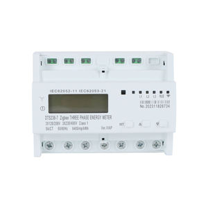Compteur d'énergie intelligent triphasé ENGELEC de type CT à montage sur rail DIN avec Zigbee Tuya, compteur de puissance, wattmètre, affichage numérique LCD - Product Image 1