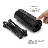 Sac de transport portable, étanche, empilable, résistant aux UV, tailles variées, plateau à lattes, table de pêche légère en aluminium robuste