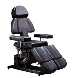 Directo de fábrica, mesas y camas de masaje eléctricas negras para salones de belleza, peluquerías, clínicas quiroprácticas, tatuajes, estudios, spas - Product Image 4