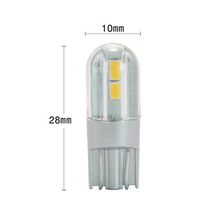 Bombillas <span class=keywords><strong>LED</strong></span> para Iluminación Automotriz T10 W5W <span class=keywords><strong>LED</strong></span> 6V 12V 24V Blanco/Blanco Cálido/Rojo/Amarillo <span class=keywords><strong>1</strong></span>.<span class=keywords><strong>5W</strong></span> Ajuste Universal - Product Image 2