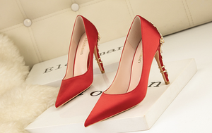 Talons hauts traditionnels chinois appliques pour femmes chaussures de mariée <span class=keywords><strong>chic</strong></span> pour femmes chaussures de mariage pour femmes escarpins de mariage à talons aiguilles - Product Image 5