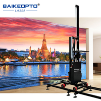 Impresora UV 3D de Pared de Alta Precisión con Doble Cabezal de Impresión I3200 para la Industria Publicitaria, Imágenes de Gran Formato