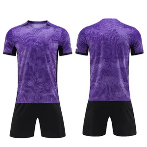 Materiali Premium Quick Dry maglia da calcio traspirante tuta da allenamento classica uniforme da calcio per gli uomini