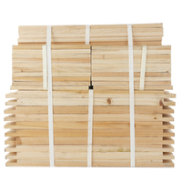 Cadre de ruche en bois de pin à prix d'usine, non assemblé, cadre de ruche en bois profond et moyen