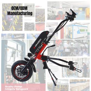 Fauteuil roulant électrique pliable à moteur avant de 12 pouces 350W pour besoins spéciaux, fabriqué en Chine, pièces de vélo électrique - Product Image 2