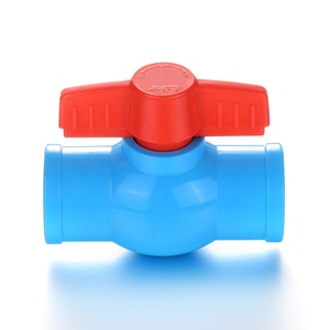 Plastik küresel vana mavi soket çin tedarikçisi <span class=keywords><strong>1.5</strong></span> inç tay standart plastik Pvc küresel vana - Product Image 2