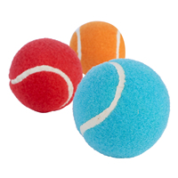Balles de tennis roses haute visibilité Logo personnalisé Design Lot de 3 balles de tennis avec boîte