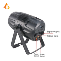 Projecteur LED Par étanche 7x40W avec zoom IP65 RGBW 4-en-1 DMX512 pour scène, extérieur, DJ, concert, fête, événement