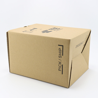 Boîte d'expédition blanche anti-écrasement Mailer Boîte cadeau en carton ondulé kraft blanc pour emballage de petite entreprise
