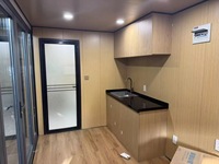 Capsule de bureau modulaire et mobile de 6 m : Élégante cabine préfabriquée pour bureau, hôtel ou appartement