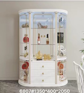 Gabinete de Vino Popular y Moderno para Sala de Estar Exhibidor de Lujo para Almacenamiento de Vino Gabinete de <span class=keywords><strong>Bar</strong></span> para el Hogar - Product Image 1