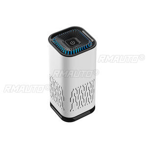 Purificador de aire pequeño, portátil, desodorizante, para escritorio, oficina, bajo nivel de ruido, generador de iones negativos HEPA, purificación de formaldehído - Product Image 4