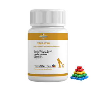 Yüksek kaliteli Lutein yaban mersini özü  takviyesi köpekler kediler için hızlı emilim organik tahılsız kapsüller gözyaşı leke sağlık - Product Image 1