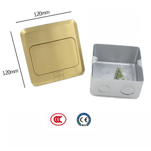 Boîtier de prise de sol en cuivre étanche IP44, prises EU 16A, norme européenne, mise à la terre, usage commercial et industriel - Product Image 2