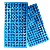 Plateaux de semis à 128 cellules en gros pour pépinière, germination de graines, semis d'herbes et de fleurs, pour serre domestique