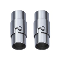 Fermoirs magnétiques rotatifs en acier inoxydable pour bijoux, tailles de trous 2/3/4/5/6/7/8/10 mm