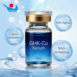 บริการ OEM / ODM เซรั่มสังเคราะห์สัญญาณเปปไทด์ GHK-Cu บลูคอปเปอร์เปปไทด์คอมเพล็กซ์ สำหรับการบำรุงและฟื้นฟูอย่างเข้มข้น - Product Image 1