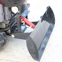Motoculteur Industriel Polyvalent 25 CV pour le Travail du Sol Compacté, l'Aménagement Paysager et l'Entretien des Talus, Lames Rotatives Robustes à Faible Profondeur