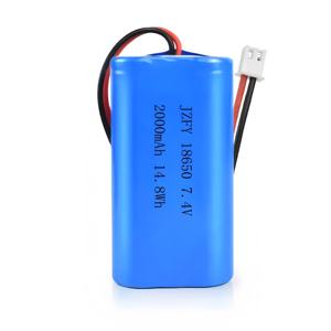 Wiederaufladbare <span class=keywords><strong>Li</strong></span>-Ionen 7,4V 3000mAh 18650 <span class=keywords><strong>2s1p</strong></span> Lithium-Ionen-Batterie Maßgeschneiderte Packs mit Ladeausgleich Intelligentes BMS - Product Image 4