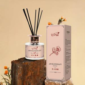 Difusor de Aroma de vidrio sostenible sin llama de larga duración hogar dormitorio decoración interior ambientador desodorante Reed <span class=keywords><strong>Hotel</strong></span> - Product Image 1