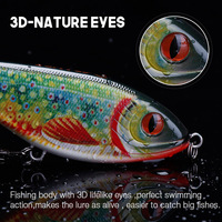 VTAVTA Lipless 76g 150mm Crankbait Sinking Lure VIB Vibration Hartplastik Köder Winter Eis Locken Angeln