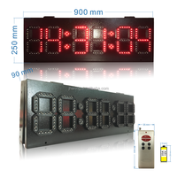 Jhering jam tangan Digital Led, jam tangan elektronik luar ruangan anti air ukuran besar 7 segmen Display Led