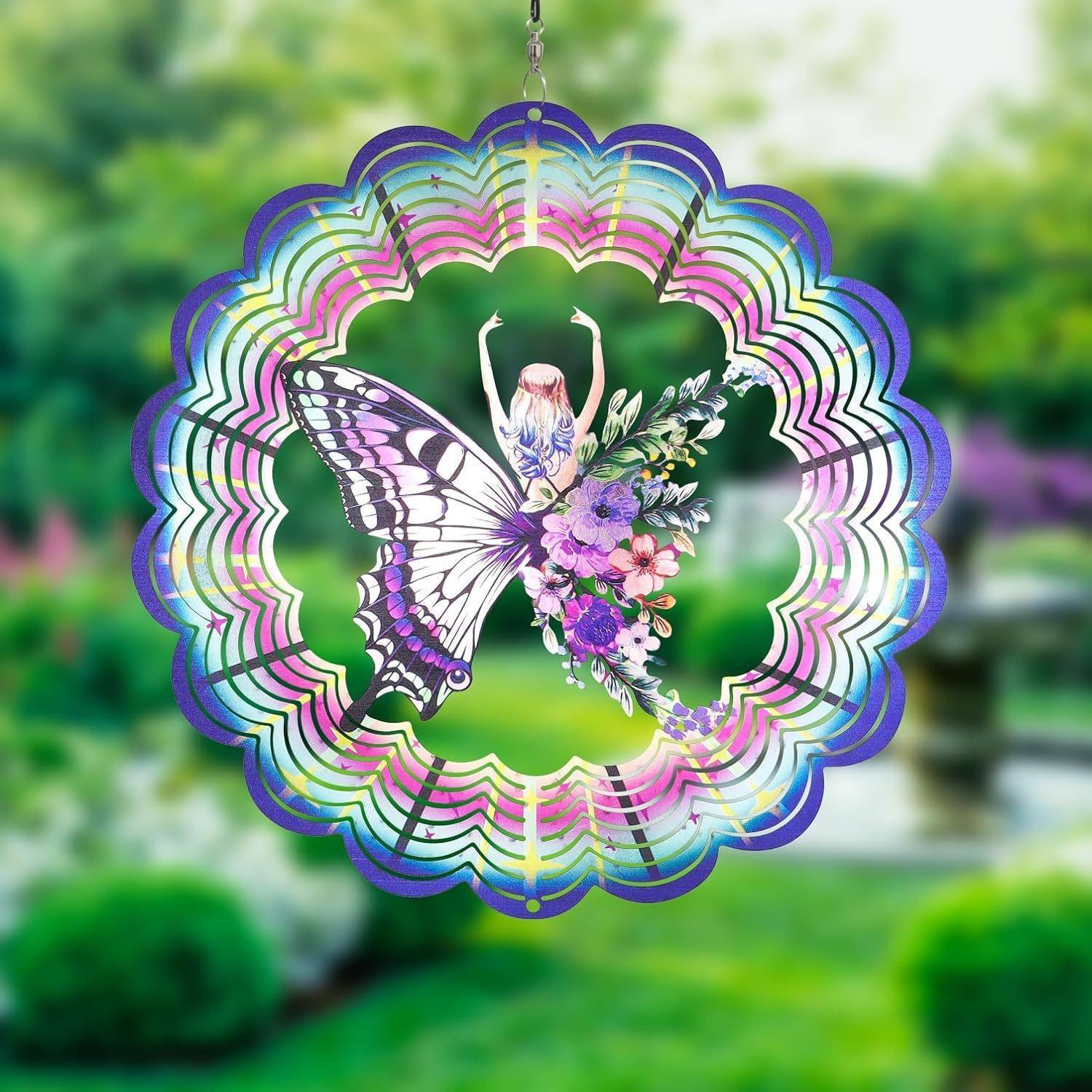 Fée papillon violet