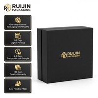 Boîte cadeau personnalisée en forme de livre, en papier rigide, avec fermeture magnétique et ruban, pour l'emballage de cosmétiques, de parfums et de bougies