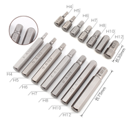 Jeu de tournevis à embout Torx, 15 pièces, douille à embout en étoile lourd, jeu de douilles à petit prix