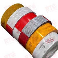 Autocollant réfléchissant haute intensité ECE 104R, ruban réfléchissant de sécurité, ruban réfléchissant DOT-C2 pour camions lourds
