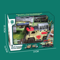 Traquez et attrapez le jouet de dinosaure de voiture de camion de jeu pour des enfants en gros