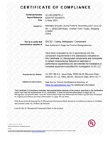 Manguera de Carga de Refrigerante Compatible con SAE J2196 R12r22r134ar410r502r404r407r32, Mangueras de Freón de Caucho Sintético, Corte UL Aprobado por W.P.