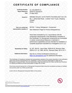 Tubo di ricarica refrigerante Meests SAE J2196 per freon R12, R22, R134a, R410, R502, R404, R407, R32 - Pressione di lavoro: 800 psi, Pressione di sovralimentazione: 4000 psi - Product Image 3