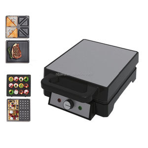 Aifa <span class=keywords><strong>Breskfast</strong></span> Tostadora Sandwich Waffle Mamool Churro Plates Fácil de limpiar Almacenamiento Eléctrico 4 rebanadas Sandwich Cutter Maker Machine - Product Image 3