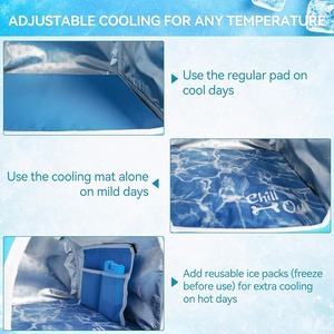 AFP Hot Summer Foldable Waterproof Cat Cooling House Indoor Outdoor Pet Cooling Shelter Enclosed Pet Ice <strong>Igloo</strong> For <strong>Dogs</strong> and Cats - Product Image 2