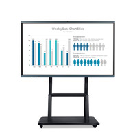 Personnalisable 55 65 75 85 86 100 110 pouces numérique interactif intelligent tableau blanc doigt multi écran tactile intelligent écran LCD intelligent