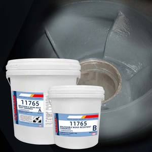 Enduit époxy composite céramique anti-usure 11765 équivalent, revêtement haute résistance aux chocs pour trémies et goulotte, vente en gros - Product Image 1