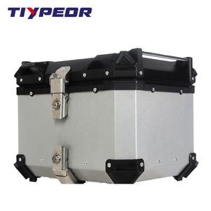 TIYPEOR Boîte à casque de moto en aluminium CNC 45L Coffre supérieur Boîte de rangement pour bagages pour <span class=keywords><strong>BMW</strong></span> R1200gs Adventure <span class=keywords><strong>1200</strong></span> <span class=keywords><strong>Gs</strong></span> R1250GS ADV - Product Image 6