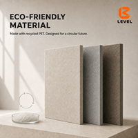 EN13501 -LS Polyester Akoestisch Paneel Ecologisch Geluidsabsorberend PET Polyestervezel Akoestische Panelen voor Akoestische Oplossingen