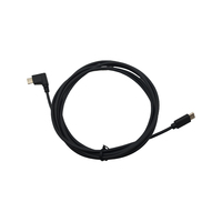 Kabel Data USB-A Male ke USB-C 180 Derajat Sudut Kanan 3A Pengisian Cepat Transfer Data Sudut Kanan Tipe C 90 Derajat Tipe C